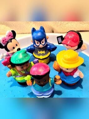 Lot Of 6 "Little People" Good Condition,Variety